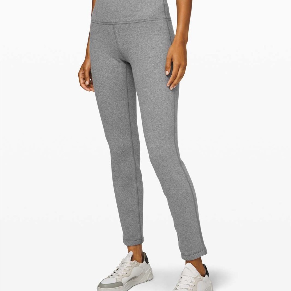 Lululemon grey wunder lounge pants size 6